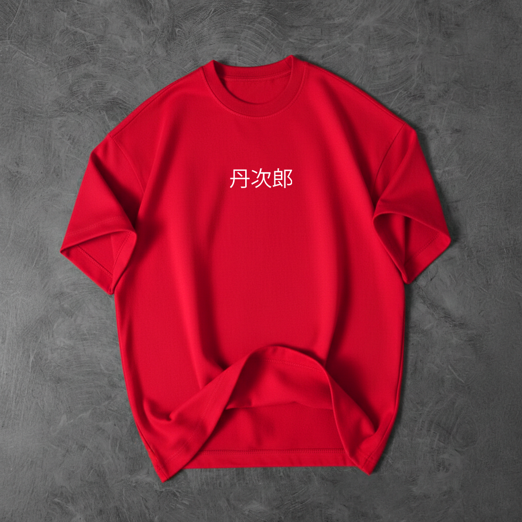 Crimson Anime Warrior Tee