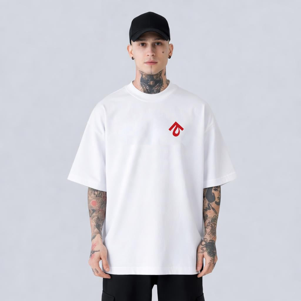 Crimson Sun Dragonfly Minimal Tee