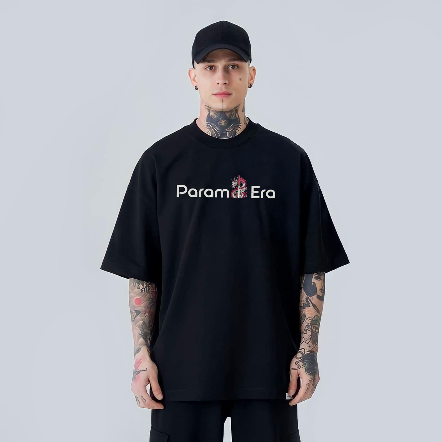“Crimson Dragon Katana” Streetwear Tee