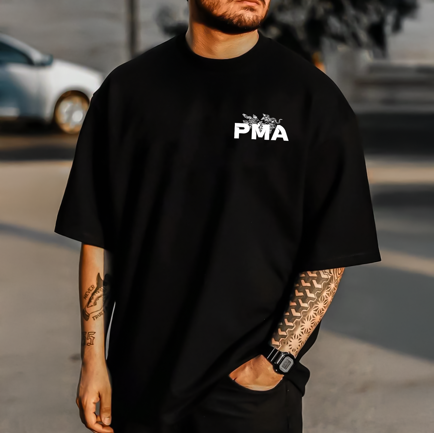 “Royal Tiger Bloom” Streetwear Tee