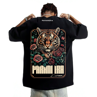 “Royal Tiger Bloom” Streetwear Tee