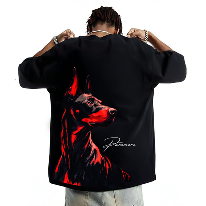 Crimson Shadow Doberman Street Tee
