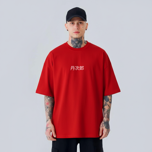 Crimson Anime Warrior Tee