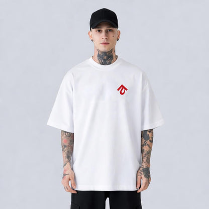 Crimson Sun Dragonfly Minimal Tee